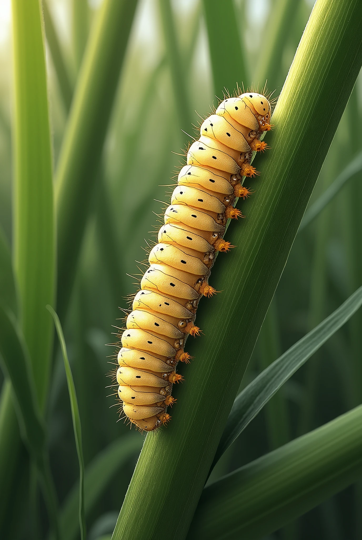 Sugarcane borer insect caterpillar