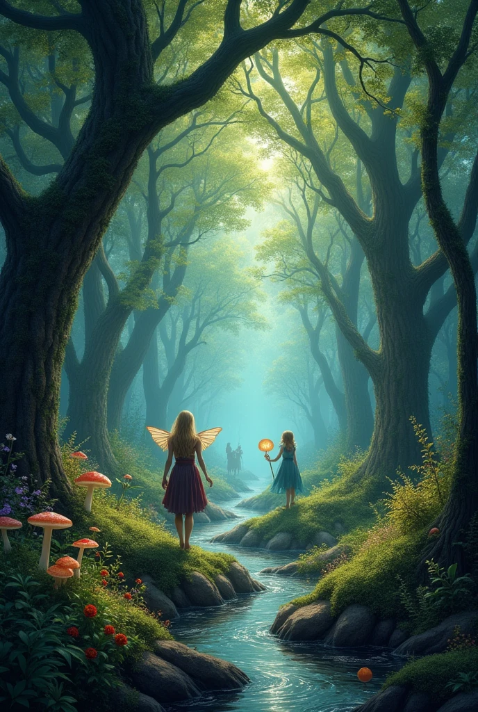 Une forêt dans un roman fantasy