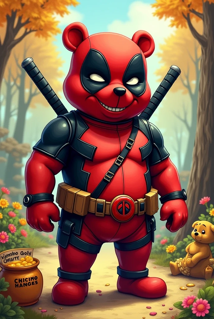 Make me a winnie pooh deapool
