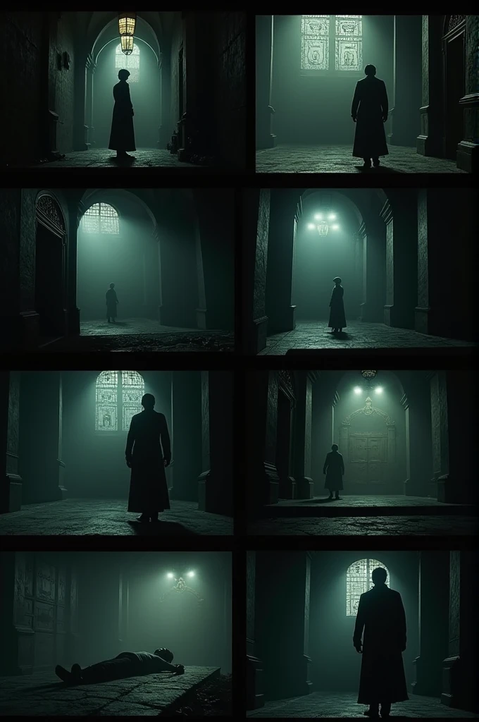 Capture an image from the Constantine film, exemplifying the types of camera angles: -Normal angle -High angle -Counter-high angle -Zenith angle -Supine angle