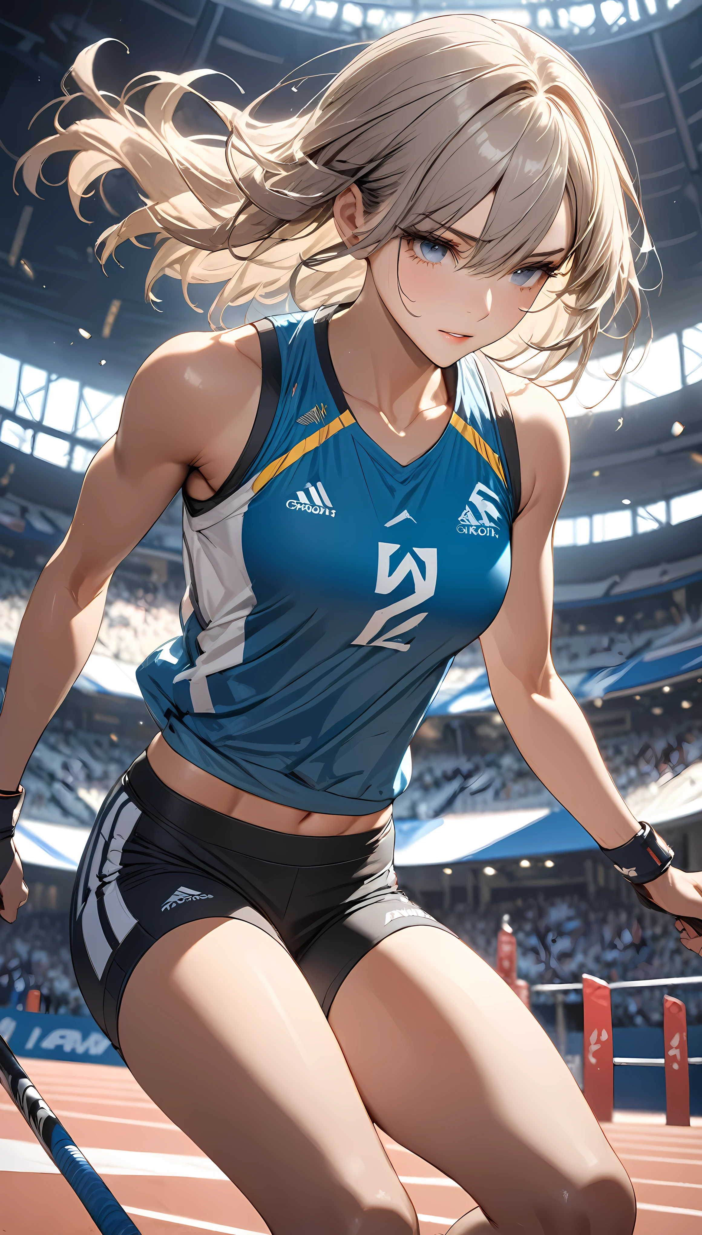 (masterpiece, Highest quality:1.2), One person, alone, athlete, ARW