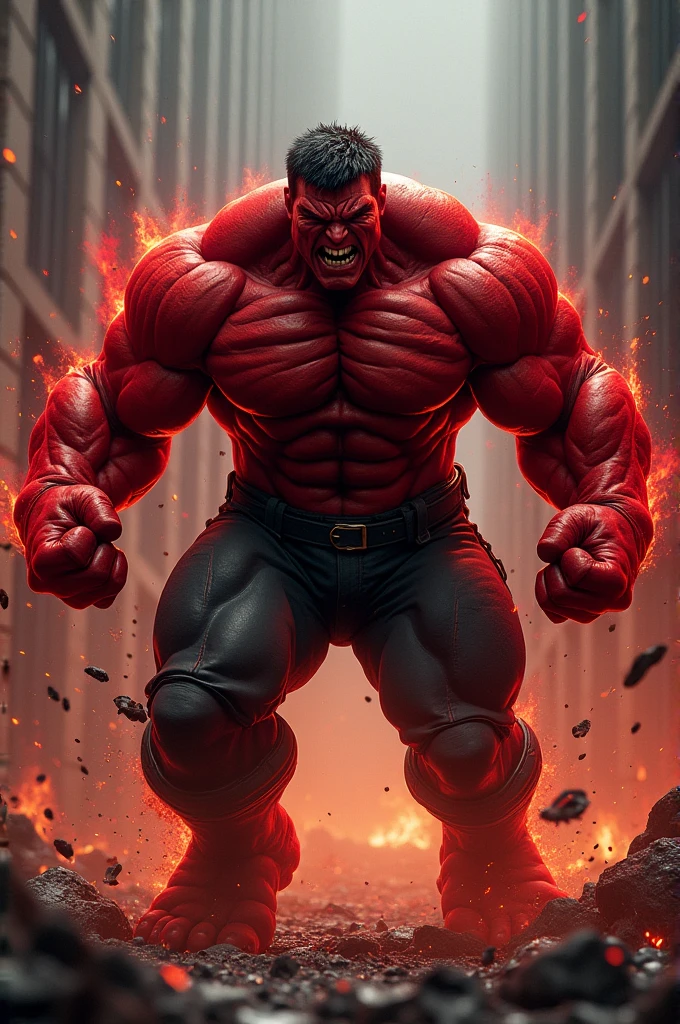 Red hulk blooding 
