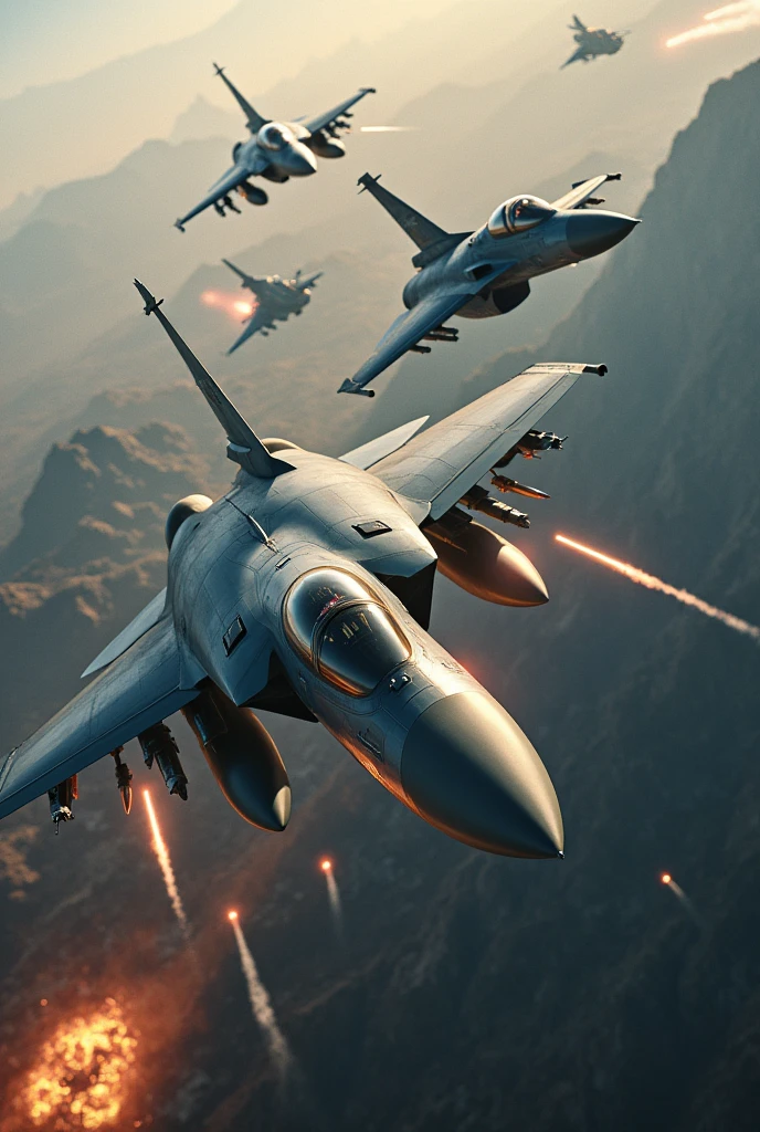 A Indian soldiers attack on Pakistan by fighters jet
