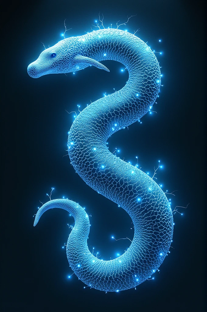 make an electric eel in png to put in a 2d art