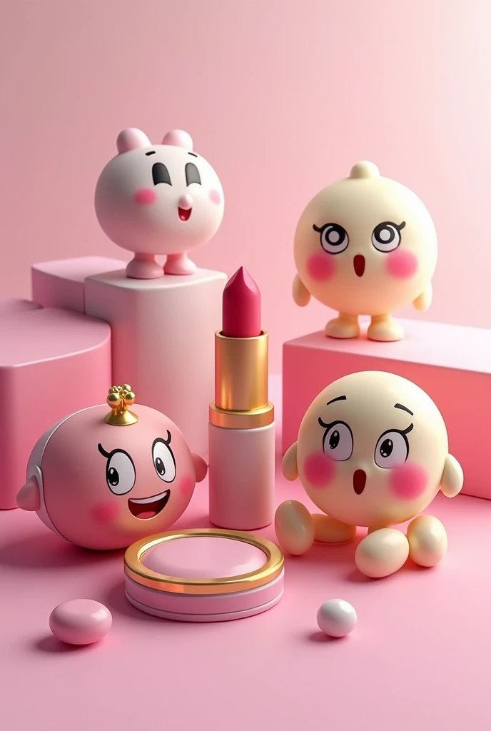 Please generate Pixar emojis for me from the Beauty niche 