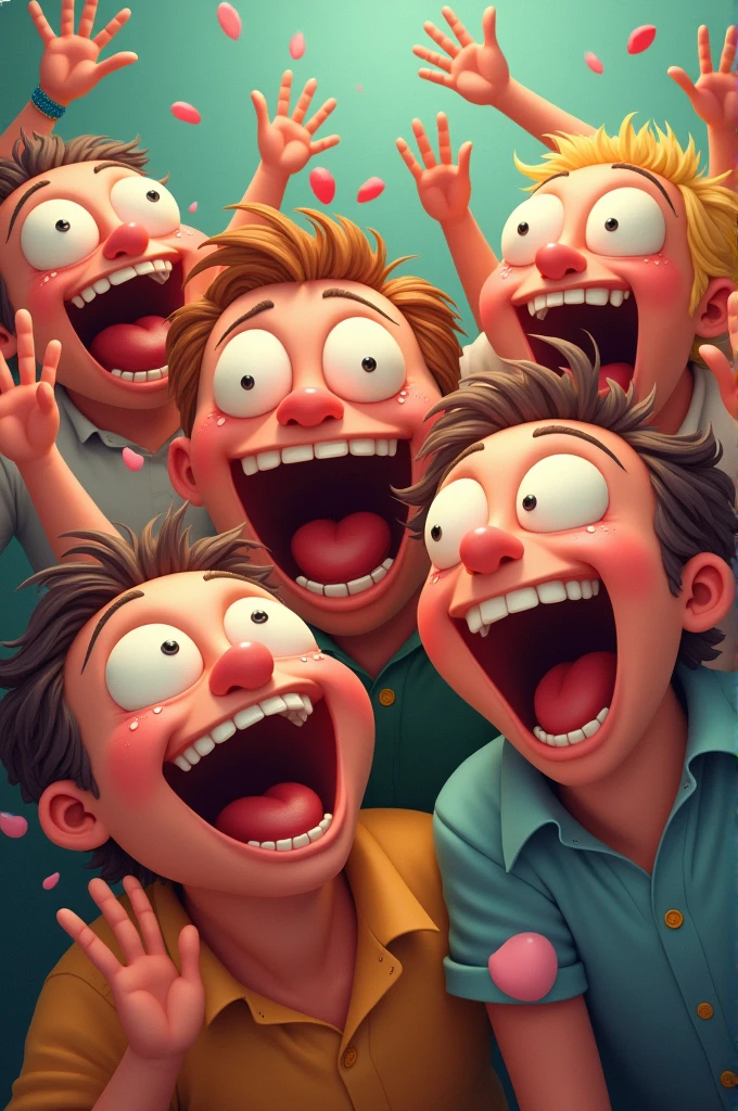 guffaws