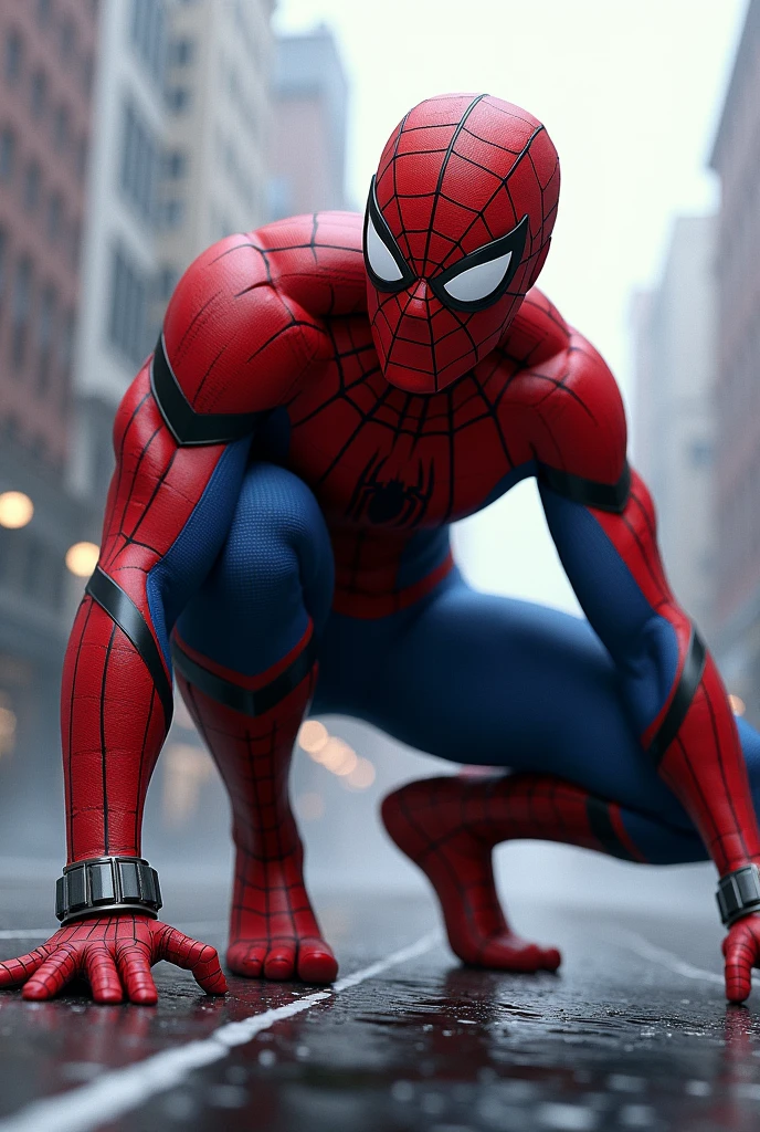 Create spider man ultra hd, realisitic, 3d cinematic wallpaper it should be large and covering the entire image without leaving too much of the scene showing
