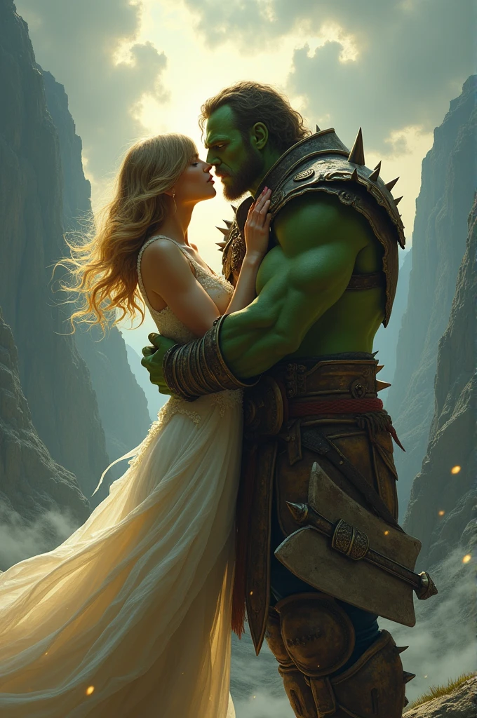 Taylor Swift besando a Thrall de World of Warcraft