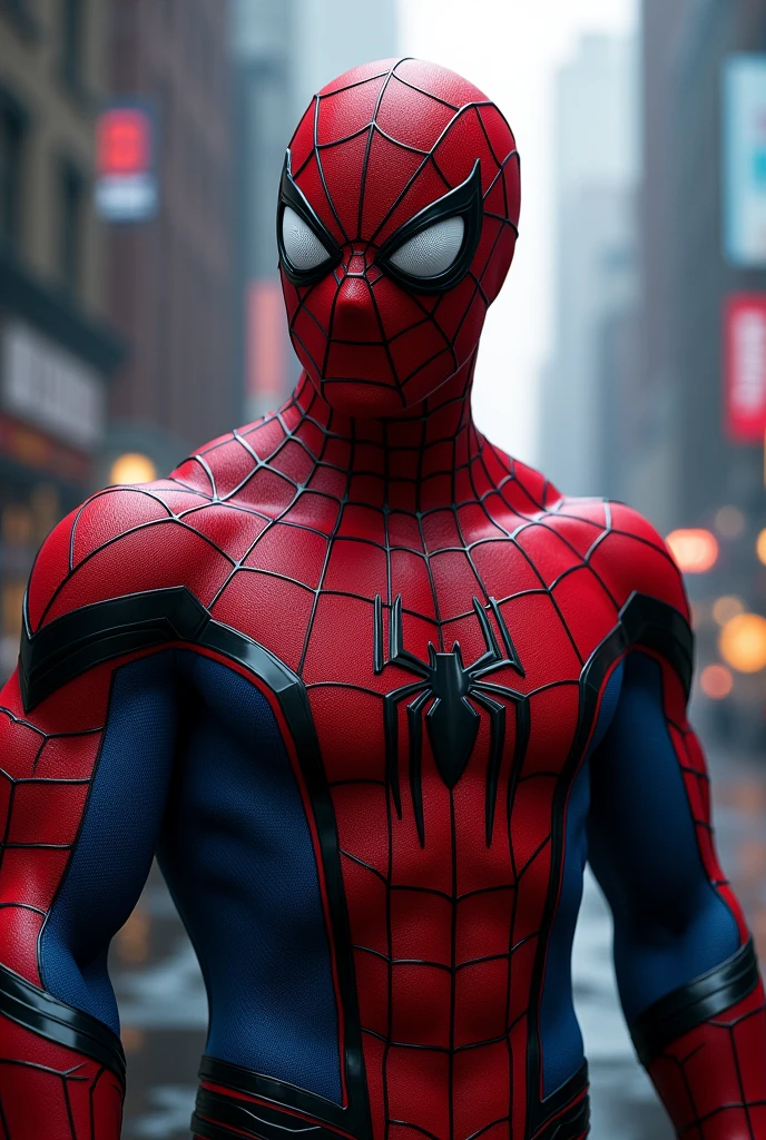 Create spider man ultra hd, realisitic, 3d cinematic wallpaper it should be large and covering the entire image without leaving too much of the scene showing make it bigger in the image