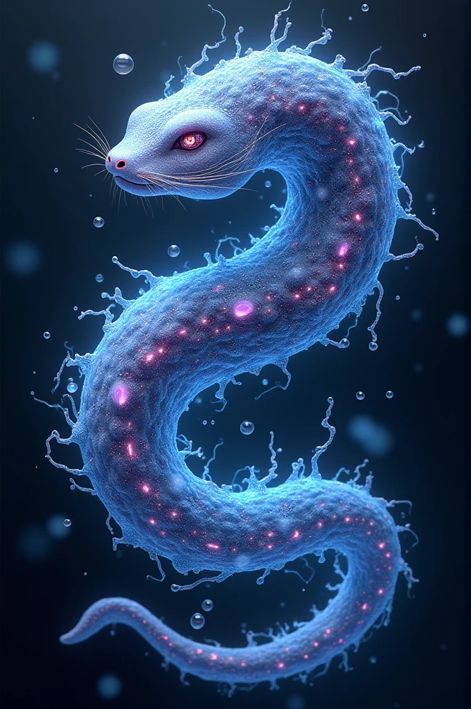 I need an electric eel art to craft into another art, Do it in ((png)) without many (detaileds)
