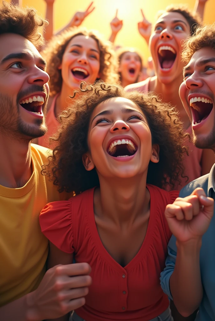 Laughing people