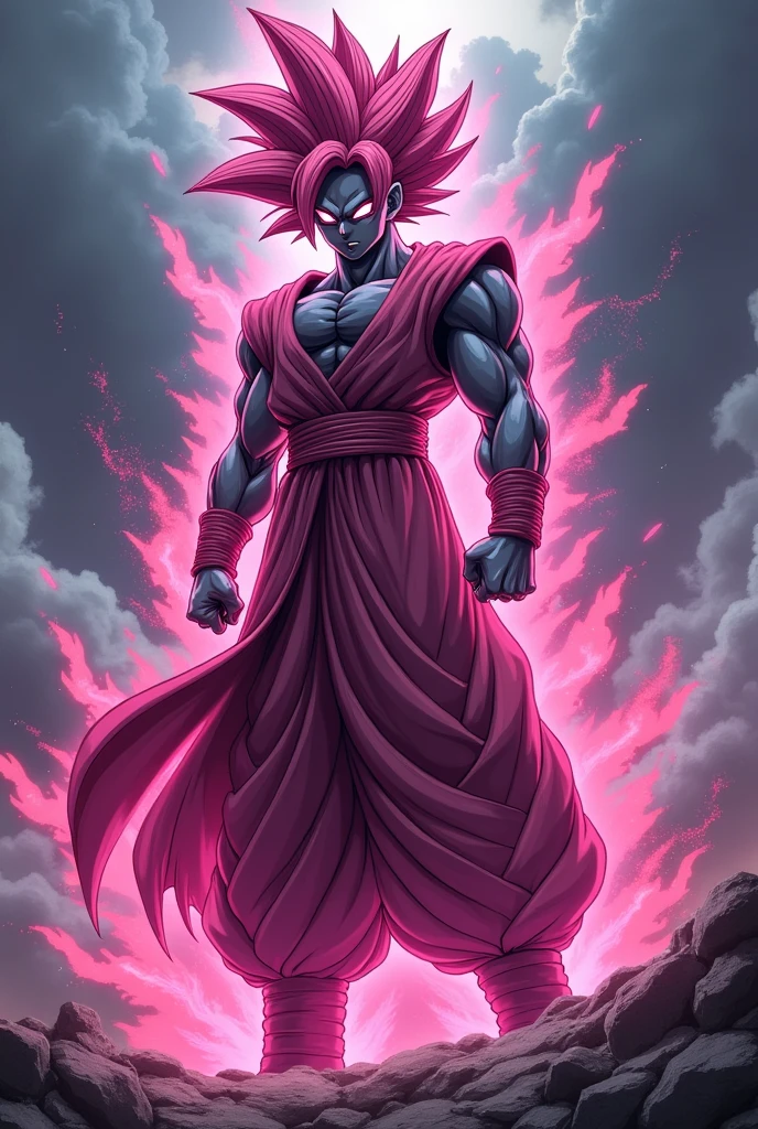 Goku black rosé dragon ball super, Dragon Ball Z style lines
