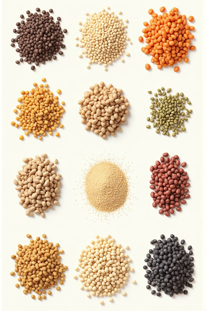 Mixed seeds drawings for a shop