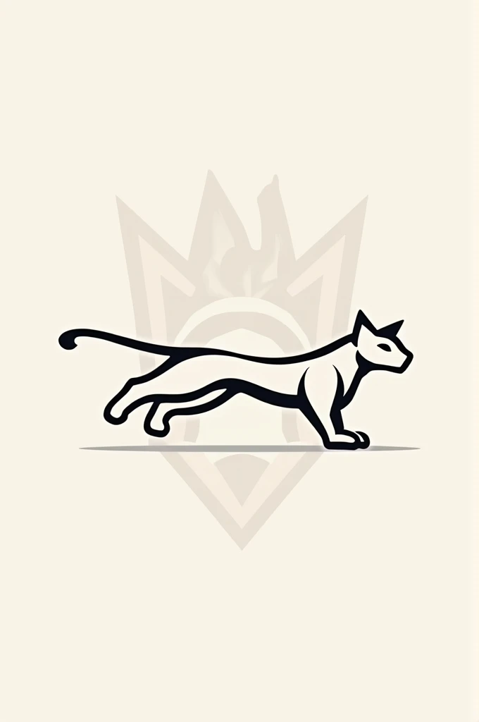 Create minimalist feline logos with the fitness world for a sportswear brand 