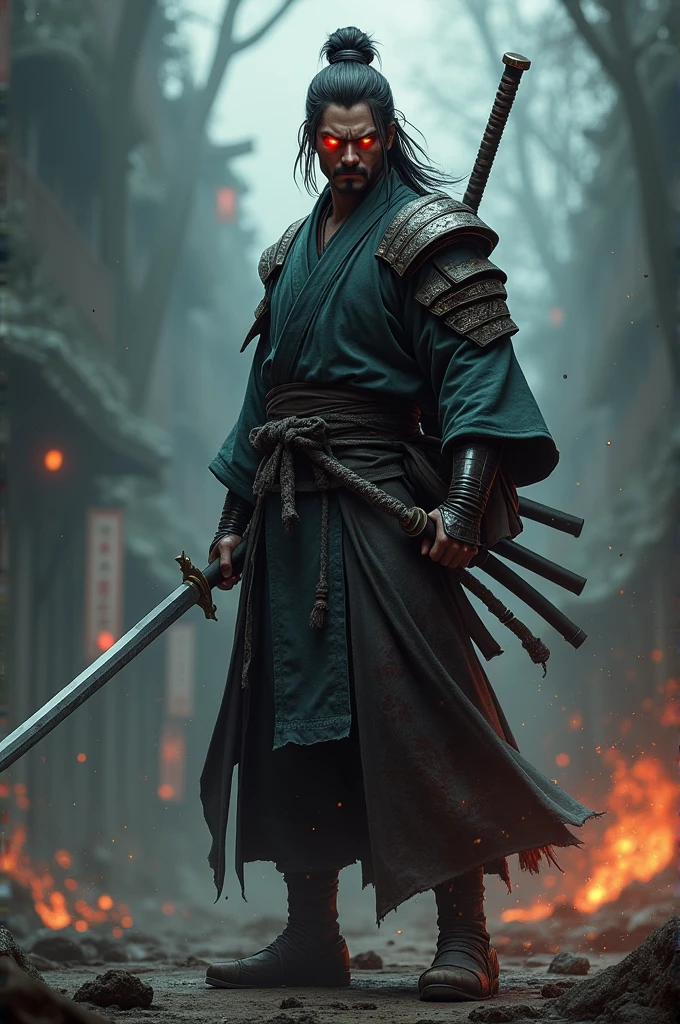 Take a picture of a demon slayer character