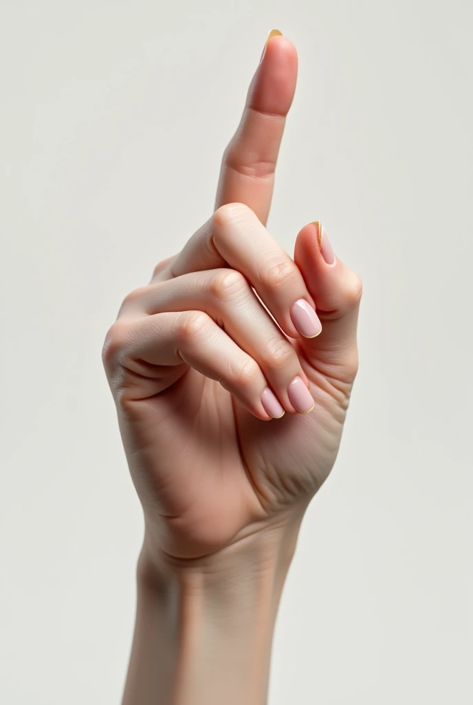 A hand making a C (just the hand making a C symbol)