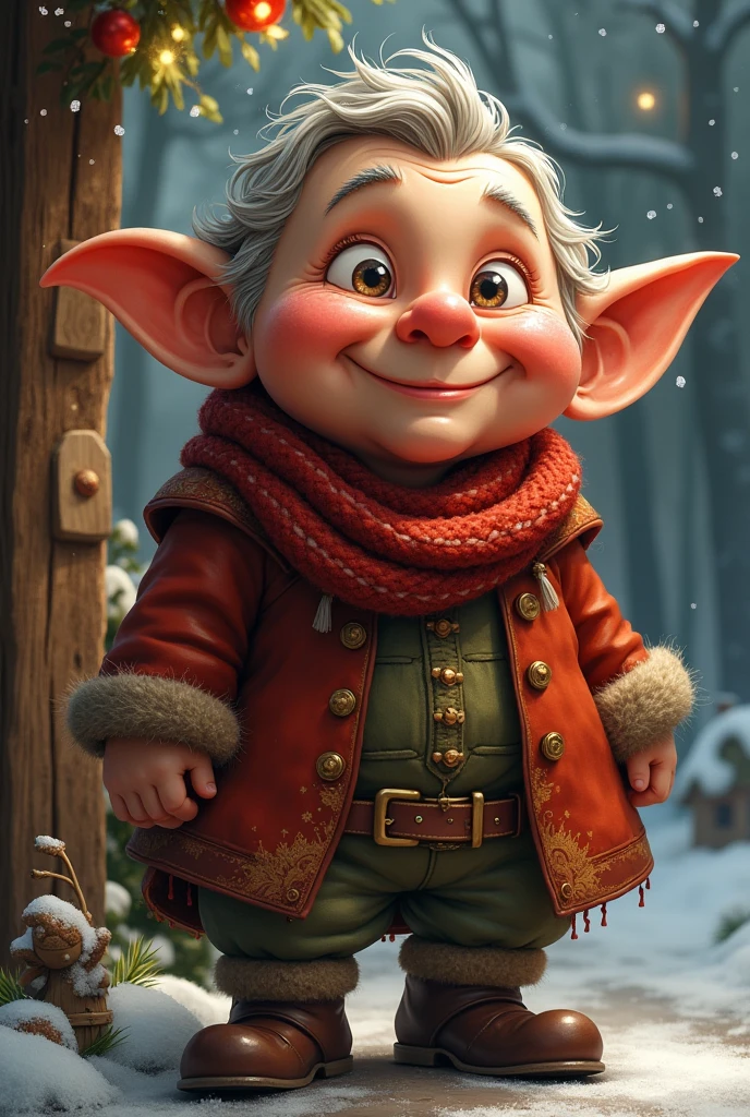 An old but very good cheerful elf