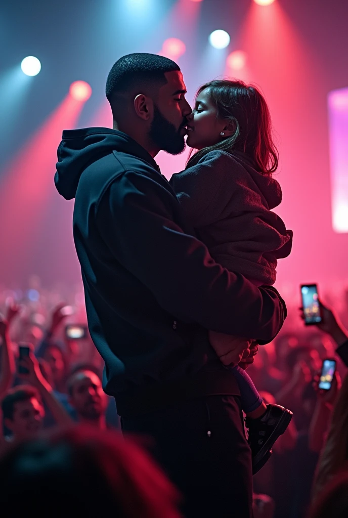 Kylie Jenner kissing