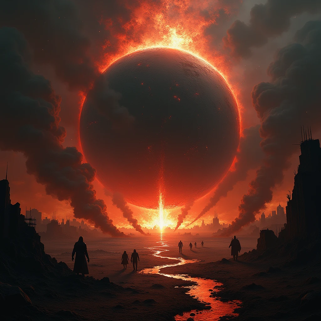 A cover with the name Dark Code,
planet Cadia being destroyed