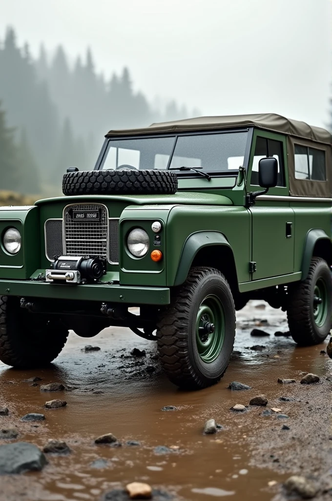 Un land rover lightweight 