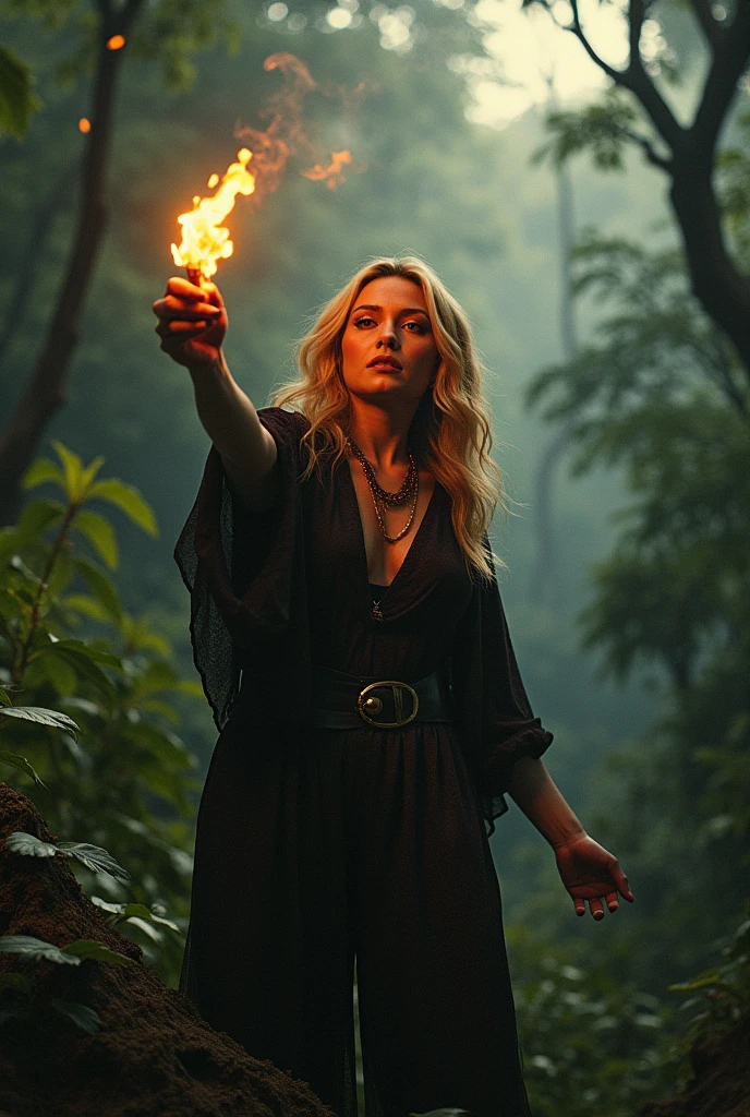 Madonna setting fire to the Amazon