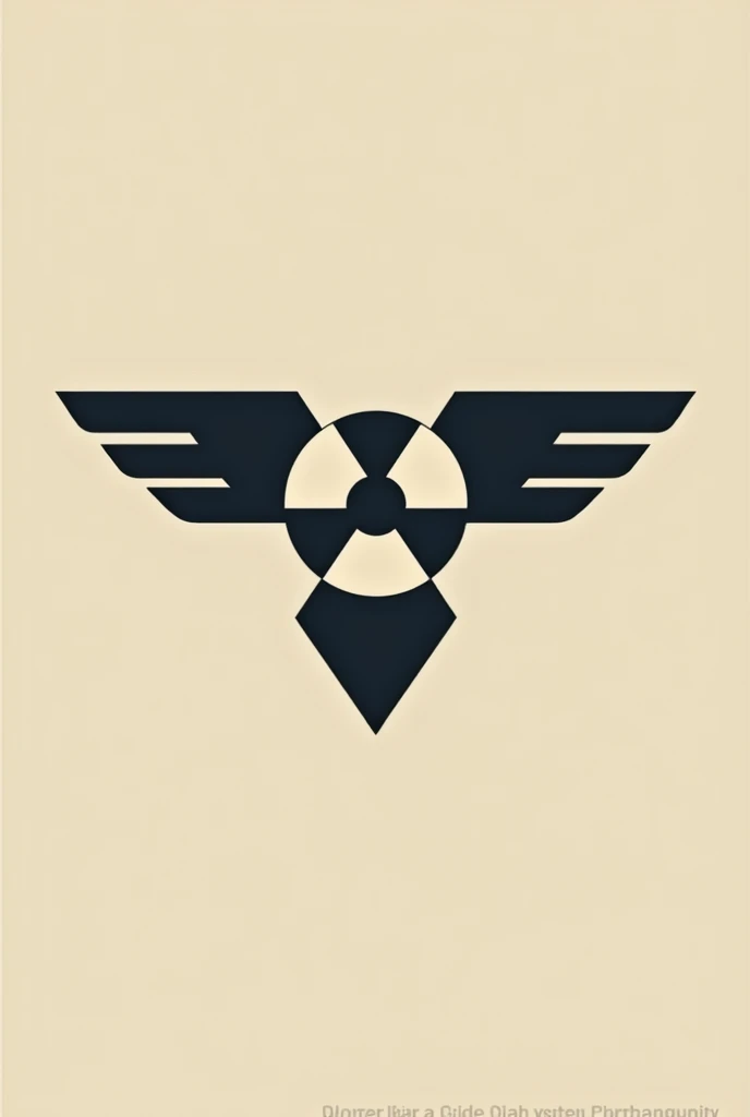 A simple cold war logo to print and trace