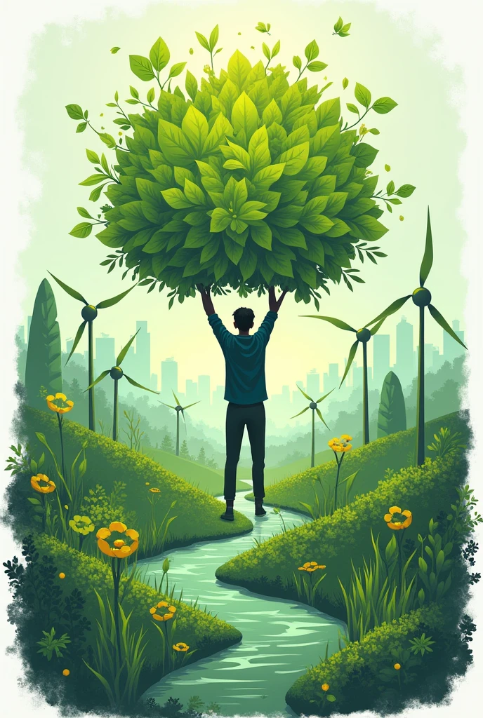 Green Marketing - Artistic illustration in relation to the topic discussed