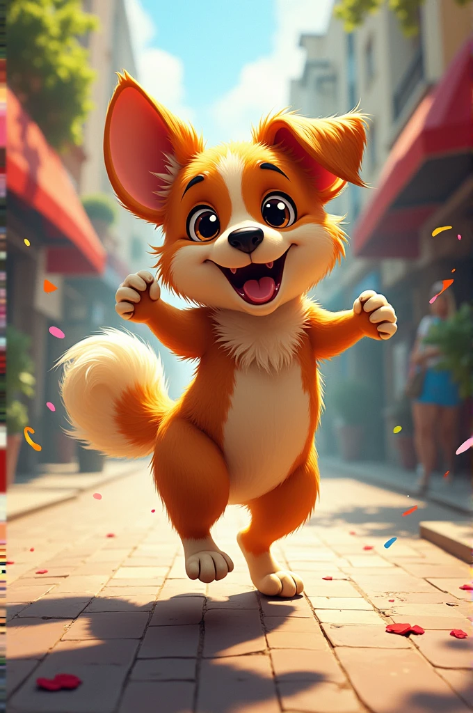 A dancing dog
