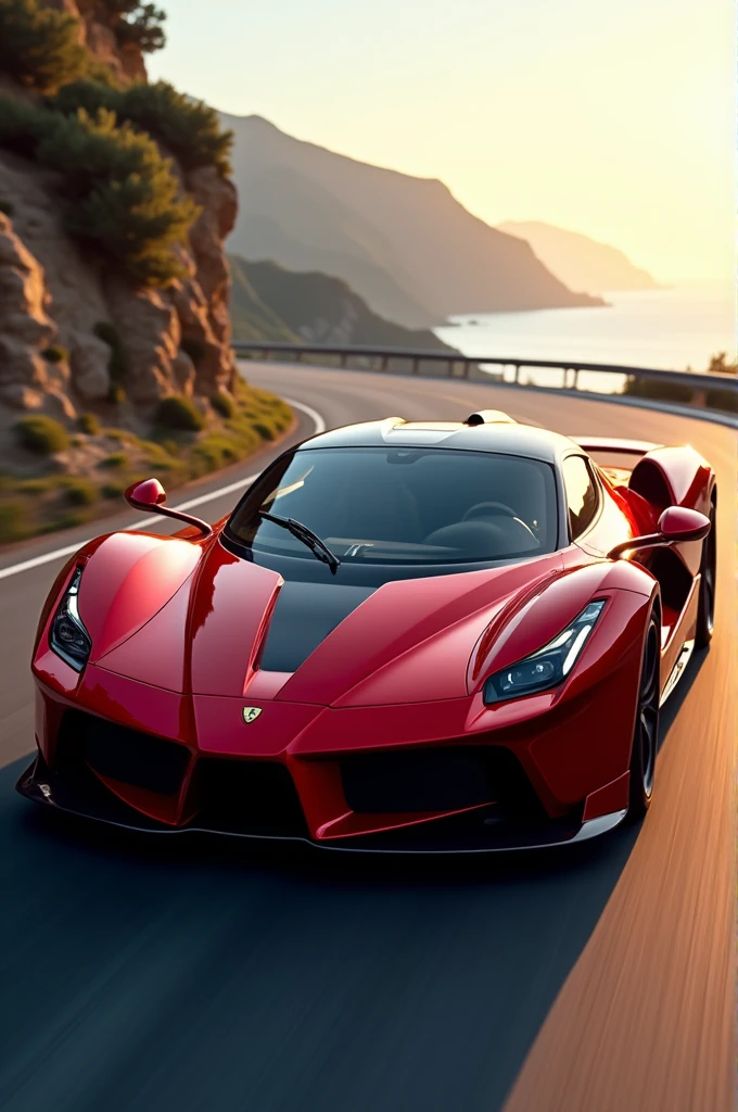 A red car