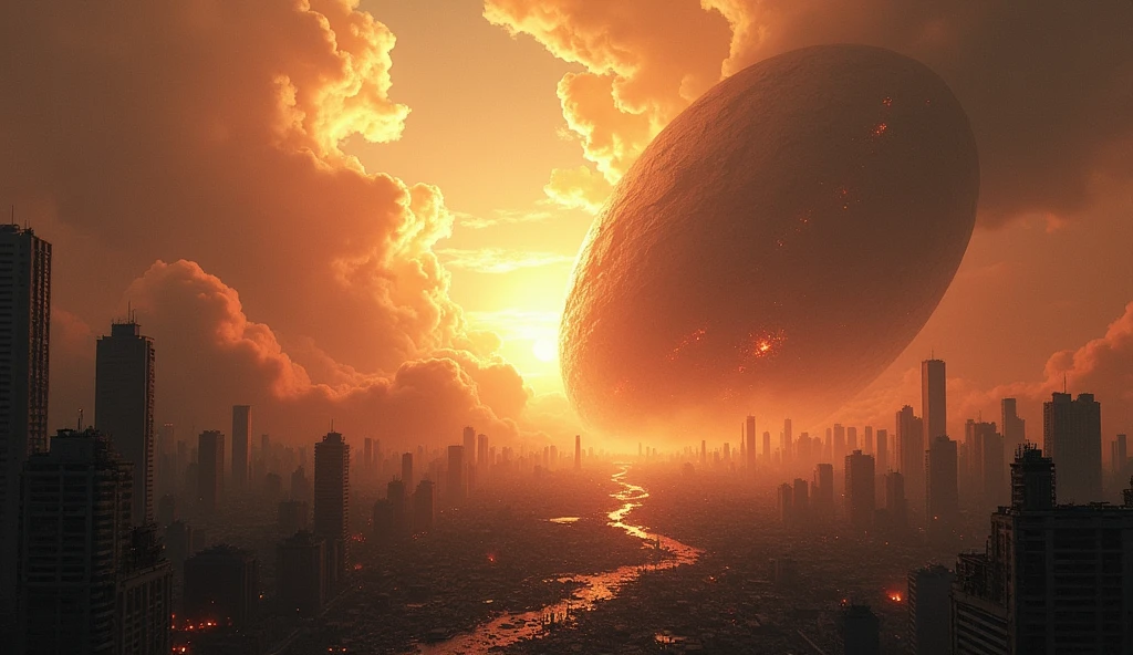 Asteroid hit the earth