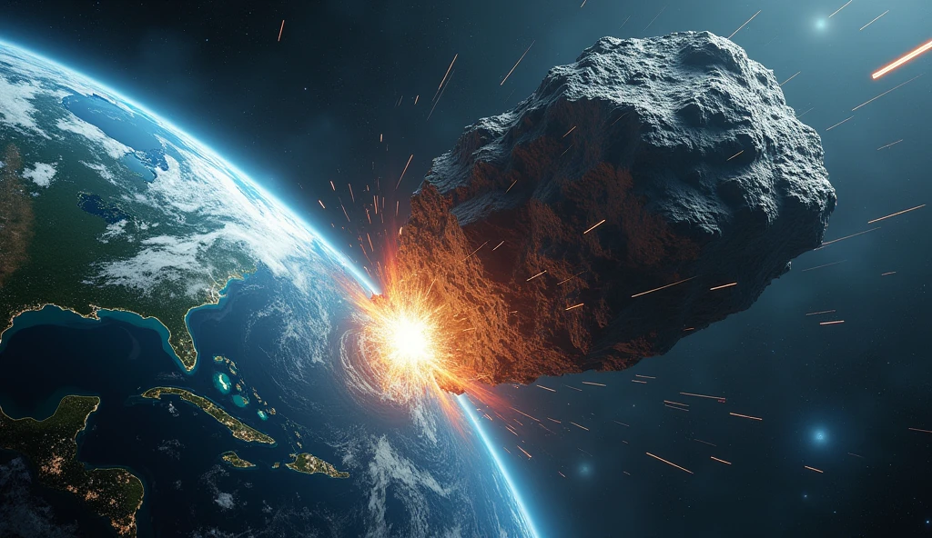 Asteroid destroy the earth