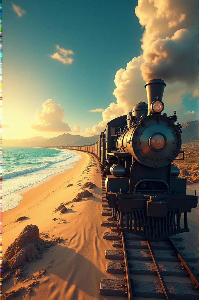 Train Beach Movie Poster