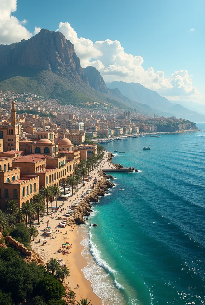 The city of Bejaia 