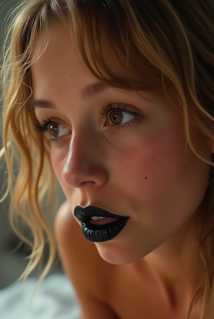 Oral rape of the woman blonde hair green eyes and pink batm and a black top, realistic art style, RossDraws portrait, Artgerm portrait, Anime realistic artstyle, 4K realistic digital art, 4K realistic digital art, 8K Artgerm Bokeh, DeviantArt Artstation CGScosiety, ArtGerm extremely detailed, made with anime painter studio, RossDraw digital painting, (cum on face:1.3), (cum on black top: 1.3)