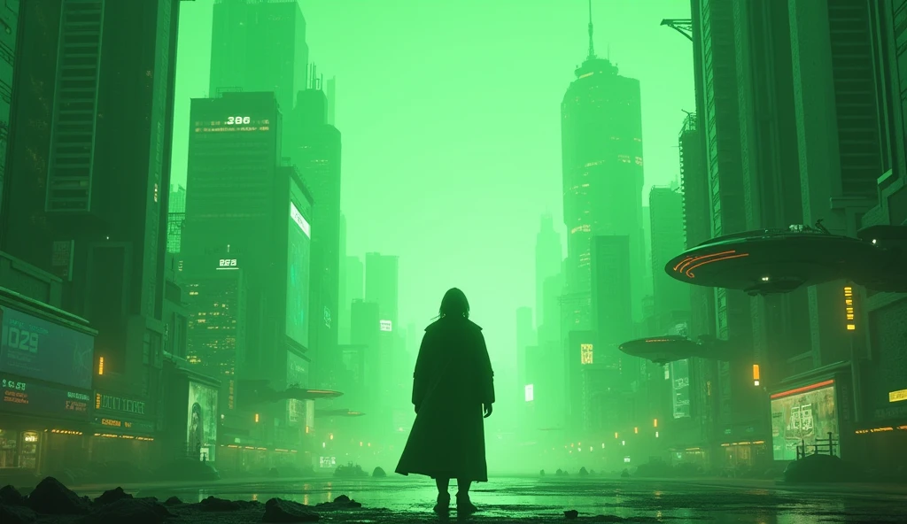 2029  written by green background 