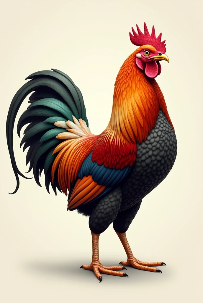 Realistic Chicken logo