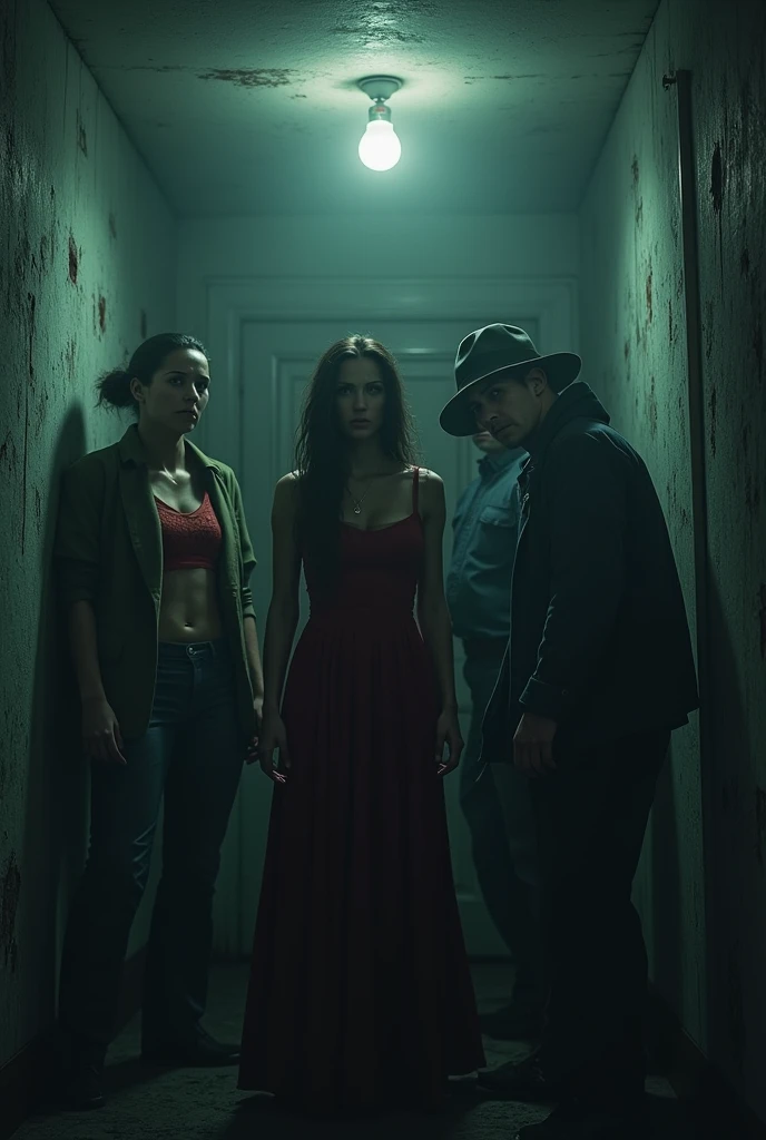 I need 5 characters in the horror story