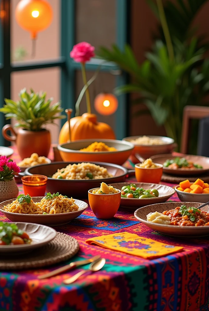 Mexican national holiday table