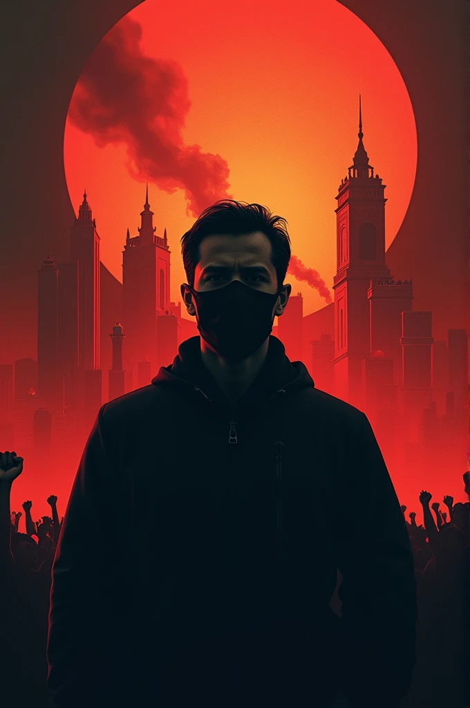 Poster for a film about the Iranian revolution 
