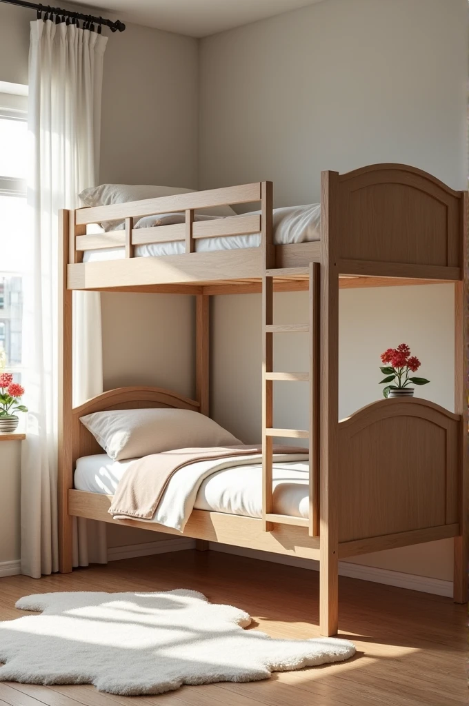 Advertising images about furniture and bunk beds that say The art of elegance