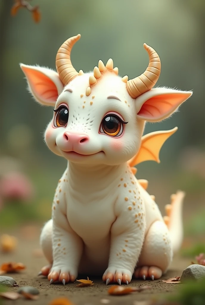 Vachette déguisé en dragonaux mignon