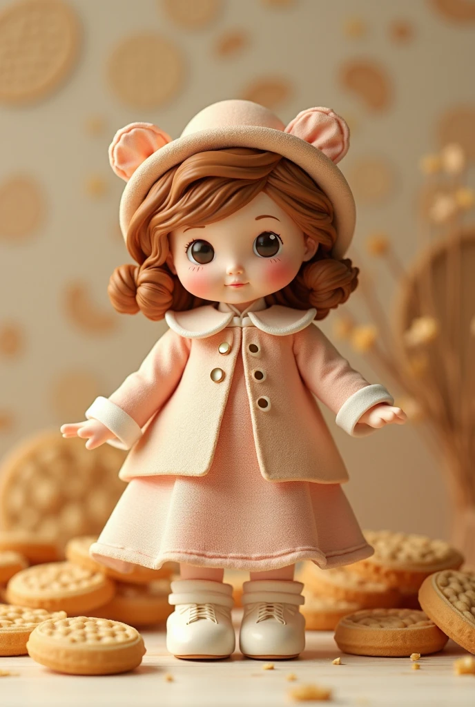 Some doll that represents our wafer company and solteritas, something with a cool sweet essence 