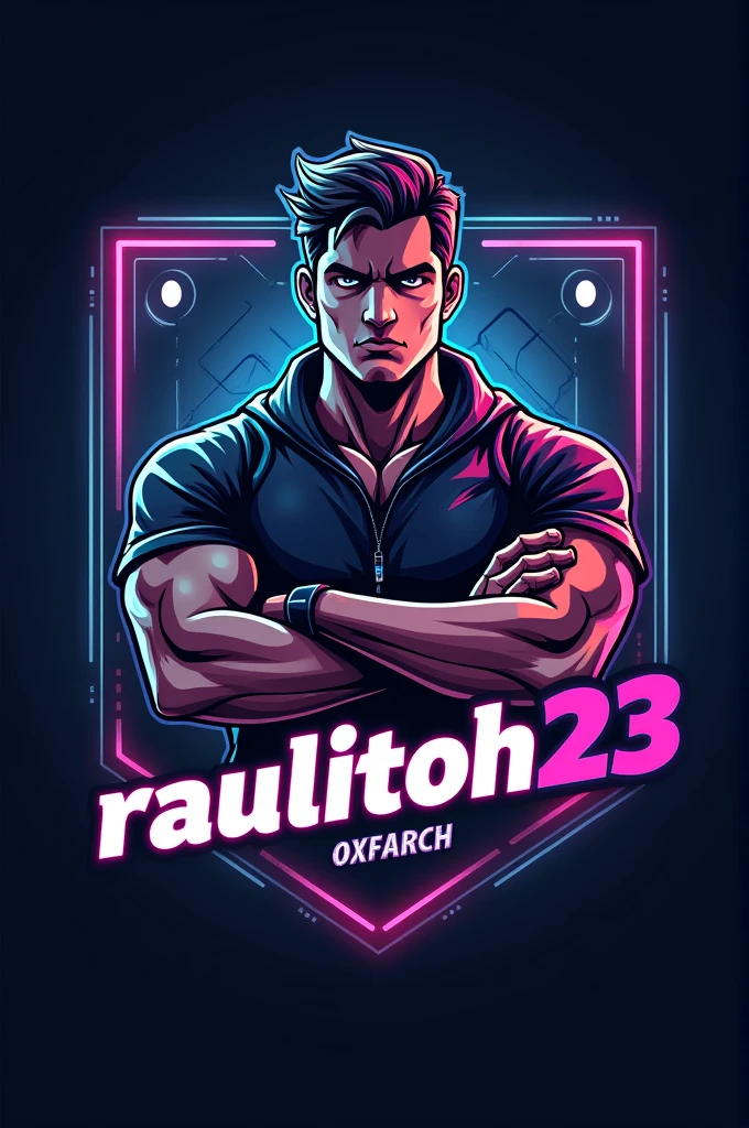 Gamers logo with the name raulitoh23