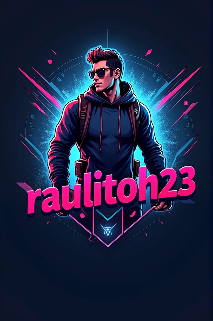 Gamers logo with the name raulitoh23