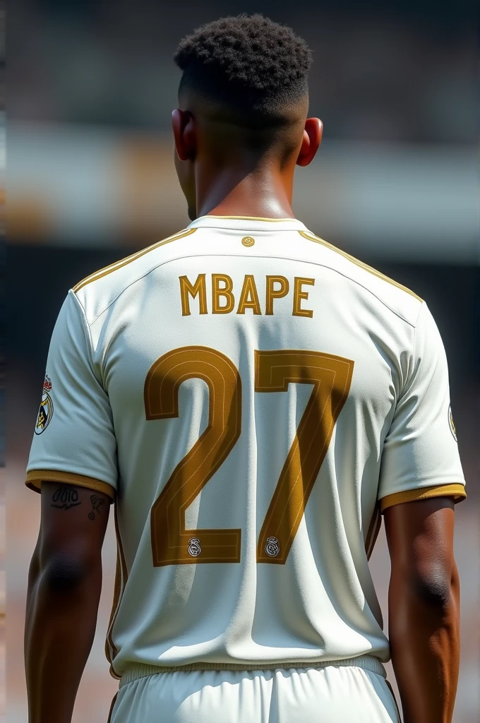 Real Madrid Mbappe shirt number 27 name Xavi