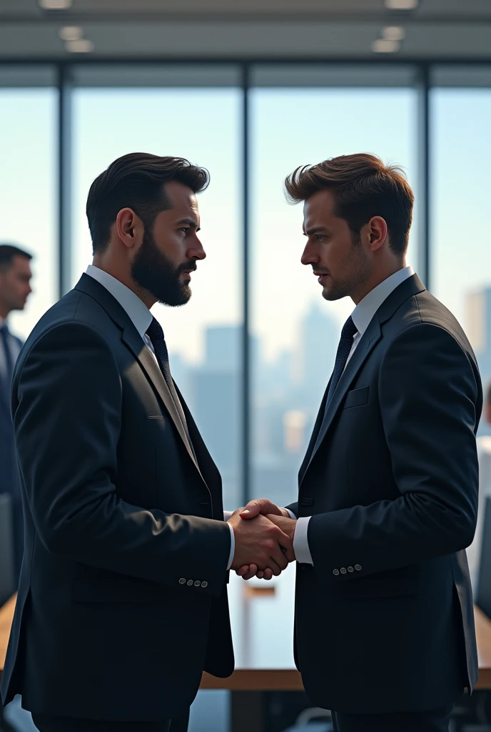 2 man in a suit