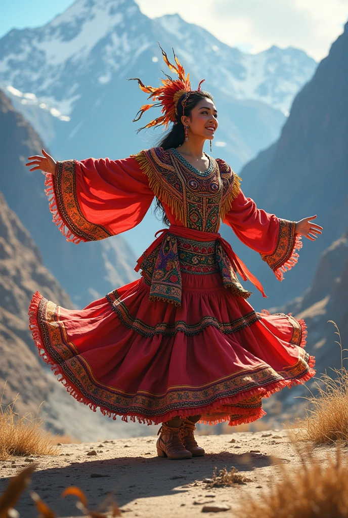Create a shacsha dancer From huaraz