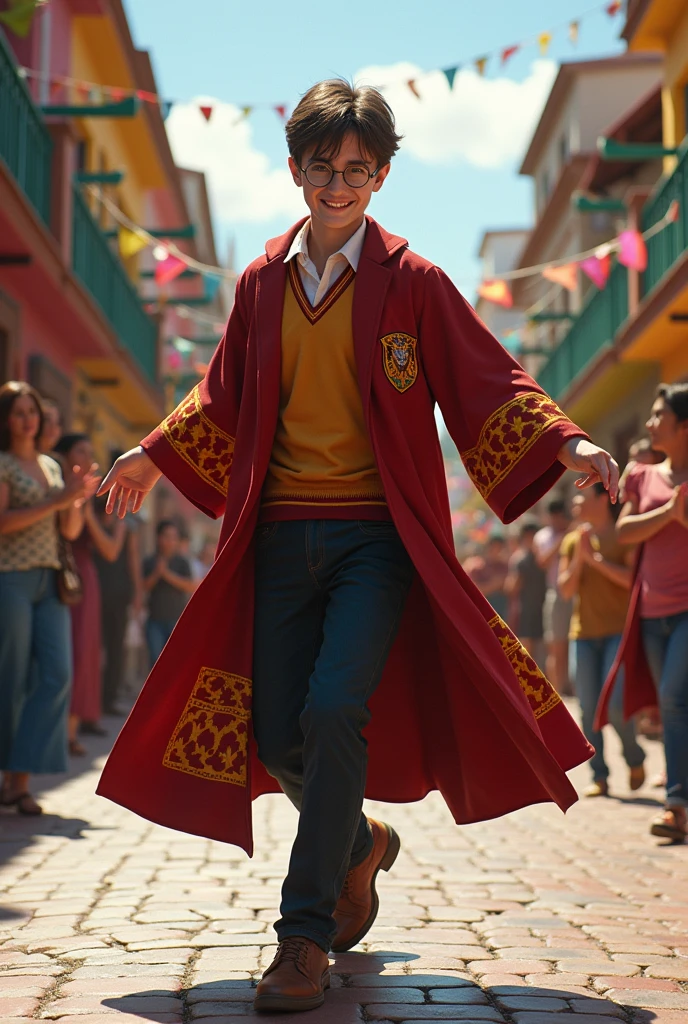 Harry Potter dancing cueca