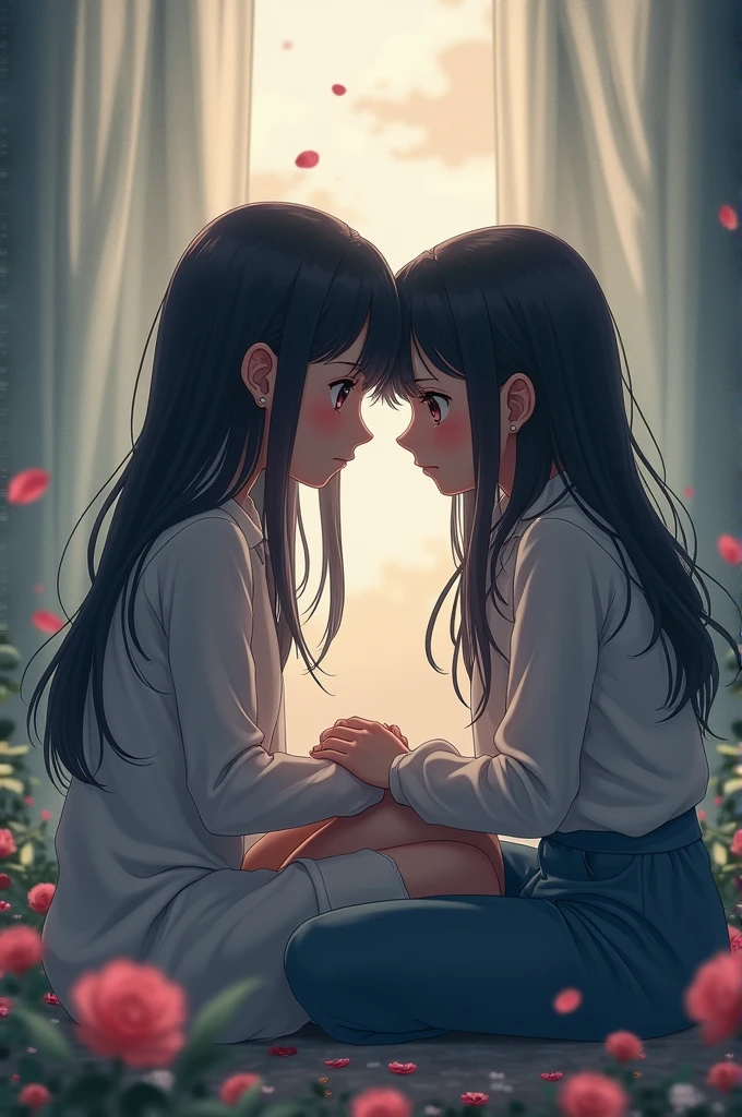 Sad anime sibling