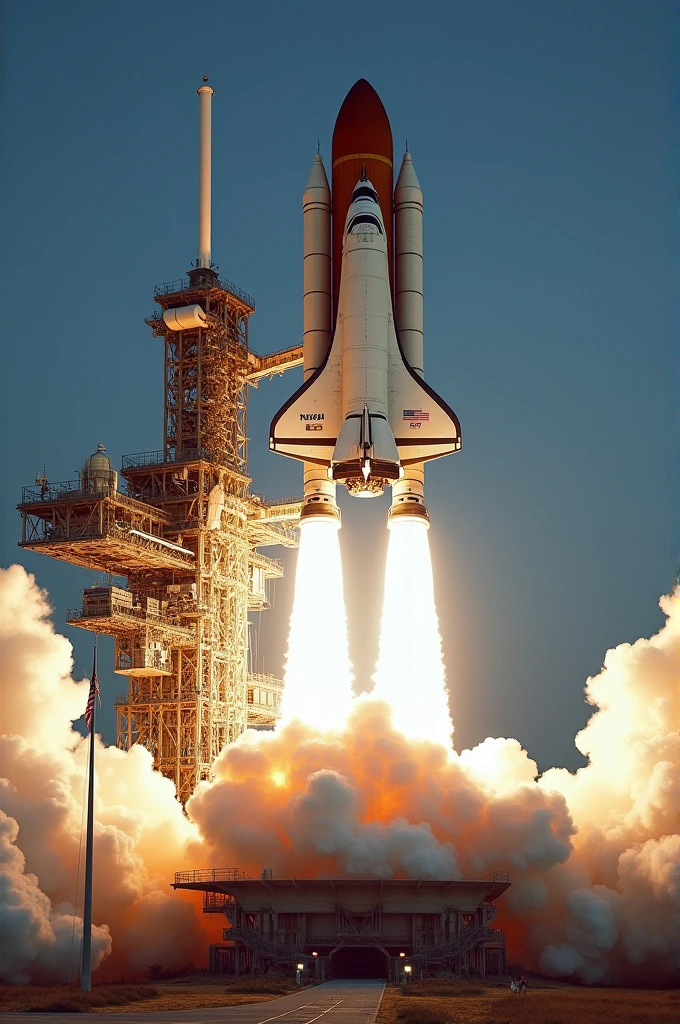 The Space Shuttle was first launched in 1981, marking the beginning of reusable spacecraft technology!”
